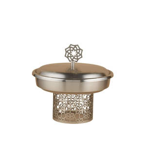 ชุดถ้วยใส่ขนมอัลลอยด์สไตล์ดูไบ พร้อมขาตั้งลายเลเซอร์ ทนความร้อน ปลอดสาร BPA สำหรับงานเลี้ยงและครัว สินค้ามาใหม่ - Product Image 2