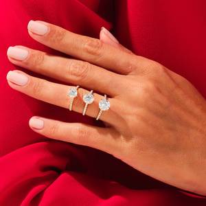 Anillo de moissanita Original de Plata de Ley 925 IGI certificado D Color VVS claridad corte brillante solitario compromiso joyería fina - Product Image 4