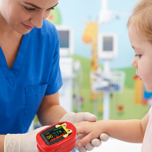 Oxymètre de pouls pour enfant, moniteur de saturation en oxygène sanguin pédiatrique, oxymètre rechargeable pour enfants, mesure du SpO2 - Product Image 2