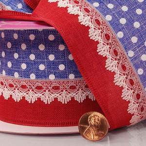 ริบบิ้นโกรเกรนสีพื้นลายดอกไม้หลากหลายสไตล์สำหรับห่อของขวัญวันเกิดและวันฮาโลวีน - Product Image 2