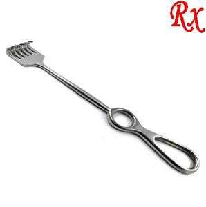 Retractor manual Volkmann Catspaw con fuente de energía, de acero inoxidable fino, para cirugía espinal, instrumento quirúrgico Clase I, Set 1 - Product Image 4