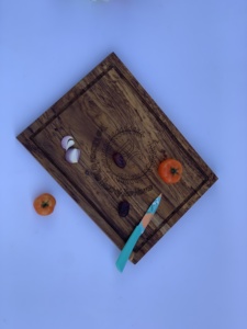 Tabla de Cortar de Madera con Ranura para Jugos y Plato para Pizza, Antideslizante, Fácil de Limpiar, Apta para Lavavajillas, Forma Rectangular, 2.0 cm de Grosor - Product Image 4