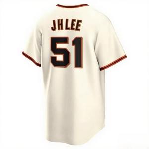 2025 nueva llegada cosida personalizable béisbol Jersey poliéster transpirable uniforme de béisbol para hombres - Product Image 5
