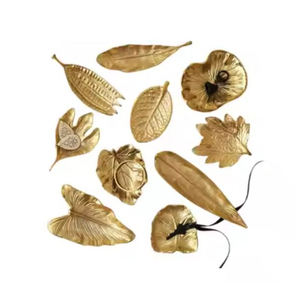 Vaisselle de restaurant de qualité supérieure Plateau de service en cuivre Plat de service à dessert pour accessoires d'hôtel à bas prix - Product Image 6