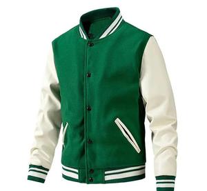 Blouson bombardier personnalisé de haute qualité style universitaire de baseball manteau de toile pour hommes et femmes avec motif de caractère service OEM - Product Image 6