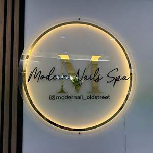 Custom Shop Front Lit 3D Channel Letter Store Front Signs Nombre de la pared Letras 3D Outdoor Round Acrylic Led <span class=keywords><strong>logo</strong></span> Sign - Product Image 2