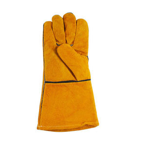 Personalizable cuero de vaca Tig soldador trabajo construcción seguridad guantes impermeable Split diseño para ropa de trabajo - Product Image 3