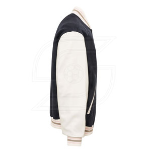 Veste Lettermen en toile légère pour hommes, col montant personnalisé de haute qualité pour l'hiver, vêtements d'extérieur - Product Image 5