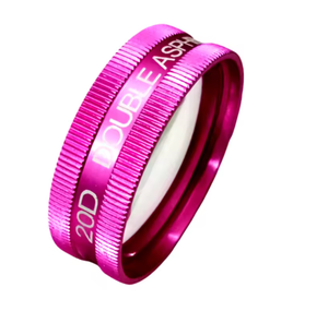 NUEVO 20D LENTE ASFERICA DOBLE COLOR ROSA CAJA DE MADERA EMBALAJE ...... - Product Image 2