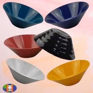 Cuencos de plástico no tóxicos coloridos para comidas familiares seguras Productos de plástico duraderos y ecológicos - Product Image 2