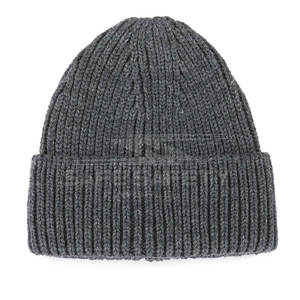 Gorros de Jacquard de alta calidad, gorros con logotipo personalizado, gorro de punto liso para invierno cálido teñido, venta al por mayor para escena de viaje - Product Image 1