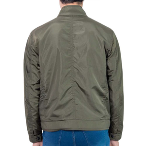 แจ็คเก็ตบอมเบอร์ผ้าแคนวาสสั่งทำสำหรับผู้ชาย สไตล์ลำลองกลางแจ้ง ขายส่งปี 2026 สไตล์ไฮสตรีท สำหรับฤดูหนาว พร้อมโลโก้ด้านหน้า - Product Image 2