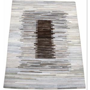 Genuine Hair-On Leather Large <b>Abstract</b> Handmade <b>Rug</b> for Living Room Bedroom Hotel - Product Image 5