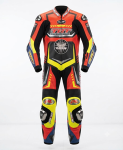 Combinaison de moto en cuir véritable de vache/canguro de qualité supérieure pour homme, 1 pièce, haute performance, combinaison de moto en cuir/Traje CE - Product Image 1