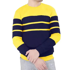 เสื้อสเวตเชิ้ตผู้ชายดีไซน์ล่าสุด ผ้าฝ้ายฟลีซ 100% สำหรับฤดูหนาว ปักลายเรียบ แห้งเร็ว ระบายอากาศได้ดี ทรงปกติ ผลิตในปากีสถาน - Product Image 3