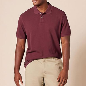 Camisas para Hombre Antiarrugas de Punto con Estampado de Mezcla de Algodón con Cierre de Dos Botones Corte Regular Tallas S-5x - Product Image 2