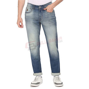 Urban Fit Men <b>Jeans</b> Pant With Tapered Legs And <b>Soft</b> Texture Fabric Slim Stretch Men <b>Jeans</b> Pant - Product Image 1