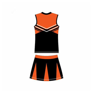 Uniforme de Animadoras de Poliéster Transpirable de Secado Rápido, Talla Grande, Personalizable, Diseño Más Reciente, Superventas - Product Image 2
