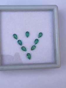 Piedra de Esmeralda Natural Verde Intenso para Joyería Nupcial, Alto Brillo, 1.25 CTS, Anillos Personalizados - Product Image 2