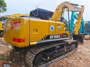 Excavatrice d'occasion Sany SY155C fiable, faible nombre d'heures de fonctionnement, 15,5 tonnes, pour travaux de terrassement et aménagement paysager - Product Image 2