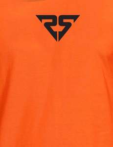 Camisetas lisas de verano Camisetas brillantes de verano de color naranja logotipo personalizado - Product Image 5