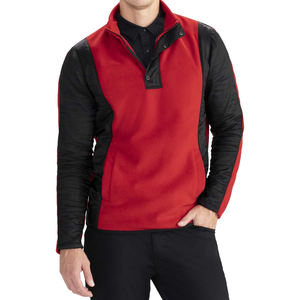 Fabricantes de fábrica, jersey de lana con media cremallera, suéteres de hombre lisos en blanco de lana de peso pesado, jersey de lana de invierno personalizado - Product Image 1