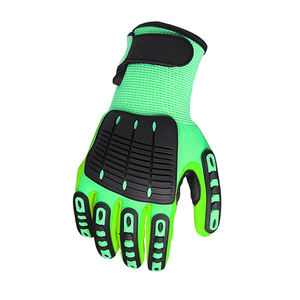 Gants en cuir anti-vibration TPR du meilleur fournisseur Gants en cuir TPR anti-impact avec logo privé Derniers gants en cuir TPR à vendre - Product Image 2