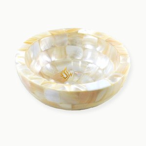 Bol de nourriture de table décoratif au design exclusif, forme personnalisée plaquée or, ustensiles de cuisine, bol de service japonais indien - Product Image 4