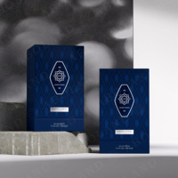 Kemasan botol parfum Logo kustom 100ml botol parfum kaca kosong dengan kotak