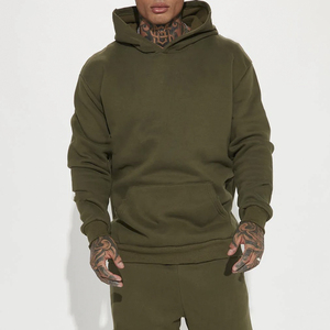 Venta al por mayor de alta calidad sudadera pesada sudadera Lisa Sudadera con capucha de gran tamaño lavado ácido sudaderas con capucha lavado pesado - Product Image 3