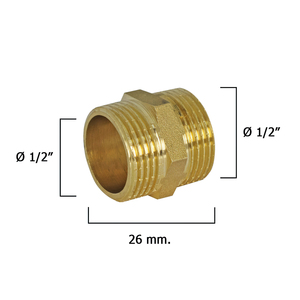 Doppie Borchie Lucidate da 1/2 Pollice - Product Image 1