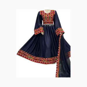 Mélange de perles faites à la main robes accessoires patchs miroir tissu Vintage Afghani Baloch Tribal Banjara cou joug broderie - Product Image 6