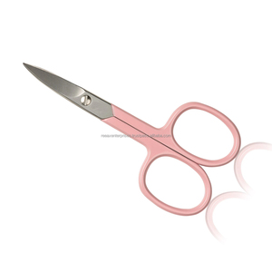 Customized Half Pink Coating <b>Cuticle</b> <b>Scissors</b> Best Quality <b>Cuticle</b> <b>Scissors</b> Stainless Steel Pink Handle <b>Cuticle</b> <b>Scissors</b> - Product Image 2