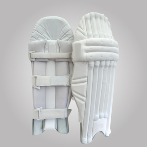 Almohadillas Ligeras para Bateo de Cricket, Tamaño Personalizado, Blancas, con Acolchado Interno, Equipo de Protección de Alta Calidad, Opciones de Color y Logotipo Personalizado - Product Image 1