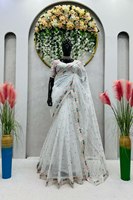 Sari en soie Kota imprimé sur mesure, 5,5 mm, 100 % pure soie, avec chemisier en modal tissé, haute qualité, longueur ras du sol, infroissable