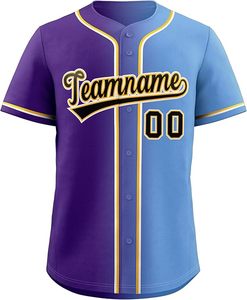 Maillot de baseball brodé personnalisé de haute qualité pour hommes, jeunes et femmes avec votre nom et logo pour le softball - Product Image 4