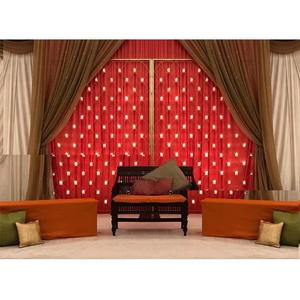 Glorious European Wedding Candle Wall <b>Decor</b> Latest Wedding Stage Glowing Candle Wall Beautiful <b>Mehndi</b> Stage Candle Back-Walls - Product Image 1