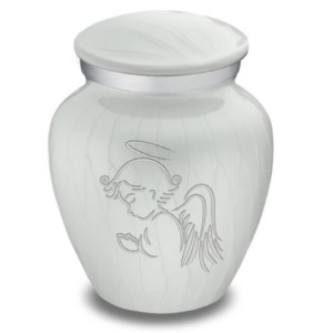 ของที่ระลึกงานเผาศพทำจากอลูมิเนียมโอบกอดการออกแบบประภาคารและสีน้ำตาลสีน้ำตาลสำเร็จรูปที่มีคุณภาพสูง - Product Image 6