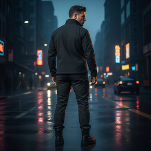 Pantalones Cargo Tácticos MOLLE Modulares Multibolsillos de Algodón 100% para Hombre, Estilo Techwear, Color Carbón Mate, con Forro Polar, Resistentes al Agua - Product Image 5