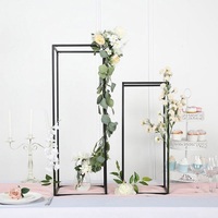 Arche en métal support doré pour fleurs et ballons support de fleurs arqué pour la décoration de mariages et de fêtes avec des tailles de 6.6x3.5 pieds