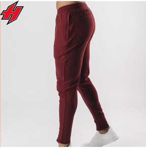 Men's High Quality Maroon Joggers <b>Pants</b> Large Size 5XL 310gsm Fleece Corduroy Sweatpants Mid Waist Stacked Style Quality Men's - Product Image 3