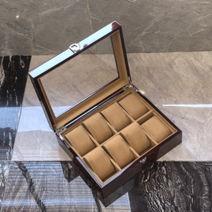 Thấp hơn moq đồng hồ bằng gỗ tổ chức cao cấp lớn xem hộp Tổ chức trường hợp caja reloj - Product Image 2