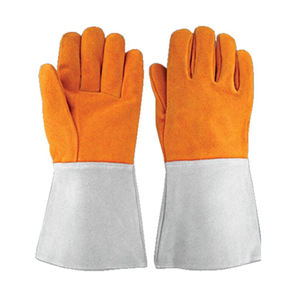 Gants de soudage personnalisés en cuir de chèvre noir de qualité supérieure/Nouveau dernier design 2025 Gants de soudage - Product Image 1