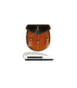 Men's Leather Sporran Dress Style <b>Kilt</b> <b>Bag</b> with Soft Case High Quality New Design <b>Bag</b> for Men - Product Image 3