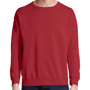 Sudadera de Algodón Grueso de Alta Calidad, Talla Grande, para Hombre, Bordada, Lisa, Teñida, Personalizada, Transpirable, Cuello Redondo, Digital - Product Image 4