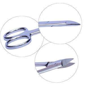 Tijeras de ortodoncia Tijeras dentales de acero inoxidable curvas rectas Instrumentos quirúrgicos - Product Image 6