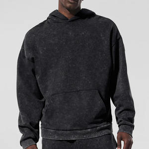 เสื้อฮู้ดผู้ชายผ้าฝ้ายแบบมีฮู้ดขนาดใหญ่พิเศษใส่ได้ทั้งชายและหญิงเสื้อฮู้ดผ้าลินินแนววินเทจไซส์ใหญ่พิเศษโลโก้ออกแบบได้ตามต้องการสำหรับฤดูหนาว - Product Image 1