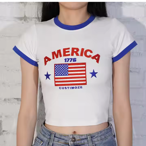 เสื้อยืดผ้าฝ้าย100% สำหรับผู้หญิงออกแบบได้ตามต้องการเสื้อยืดฟิตเนสน้ำหนักเบาพร้อมการระบายอากาศและตกแต่งโลโก้จากบังคลาเทศ - Product Image 2