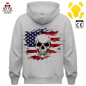 Sudadera con Capucha de Forro Polar para Motociclistas, Diseño Moderno para el Verano, Secado Rápido, Resistente al Viento, Atractivo Urbano, Poliéster Suave - Product Image 2