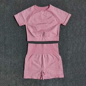 Ensemble patchwork de yoga pour femmes Fitness Gym Bra Leggings Workout Running Sportswear Clothing Tracksuit Ensemble - Product Image 1